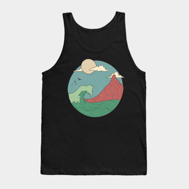 Beautiful Day Tank Top by area-design